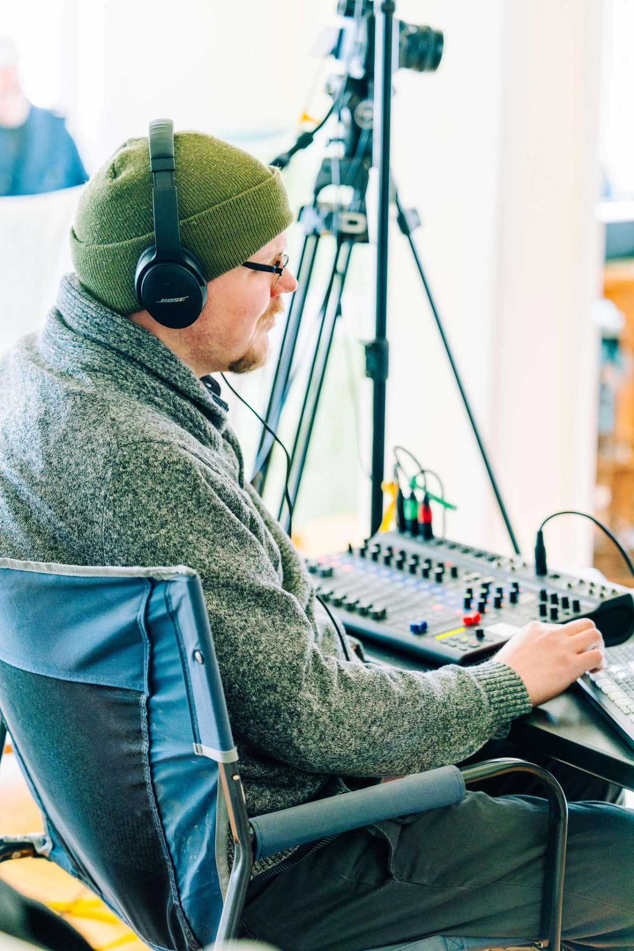 Gardiner Bryant live switching using a podcast